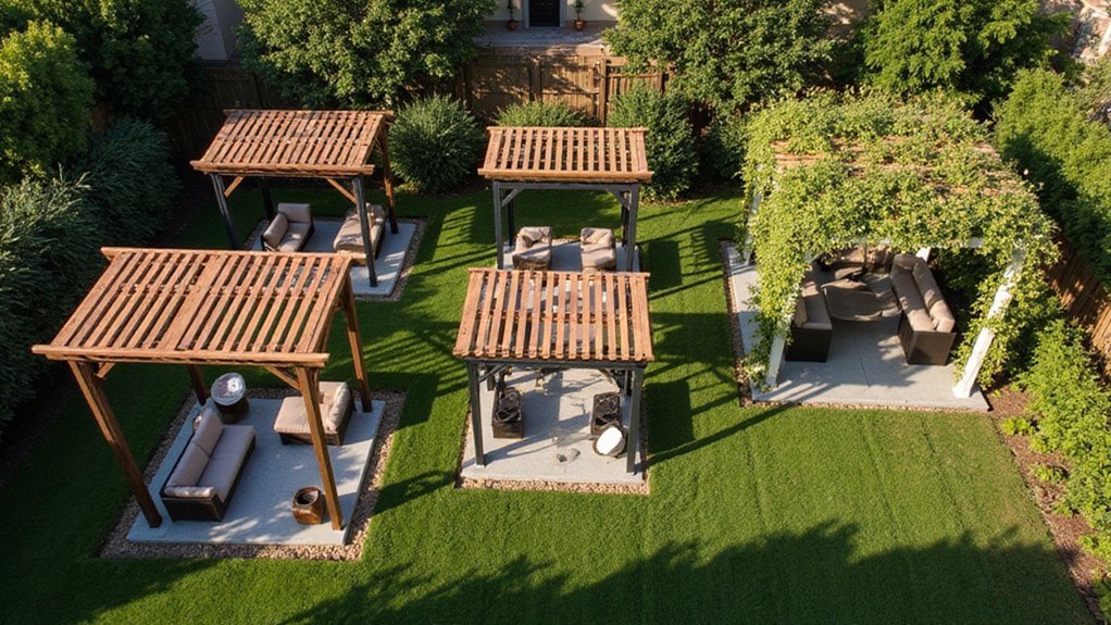 backyard pergola transforms small spaces