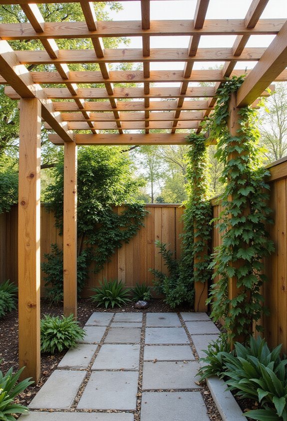 cozy corner pergola retreat
