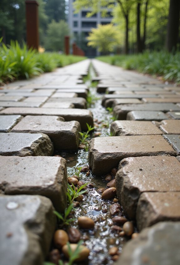sponge like surfaces recharging groundwater
