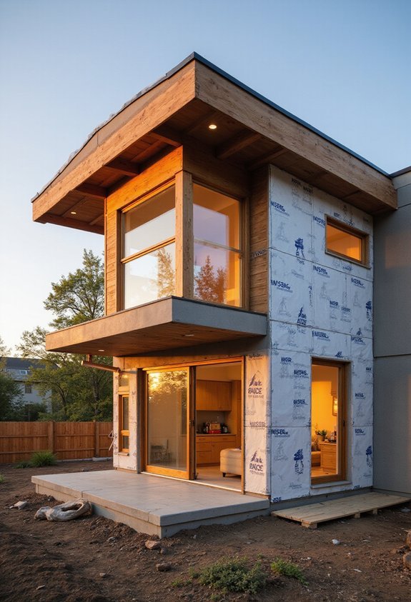 super insulated triple glazed mechanical ventilation