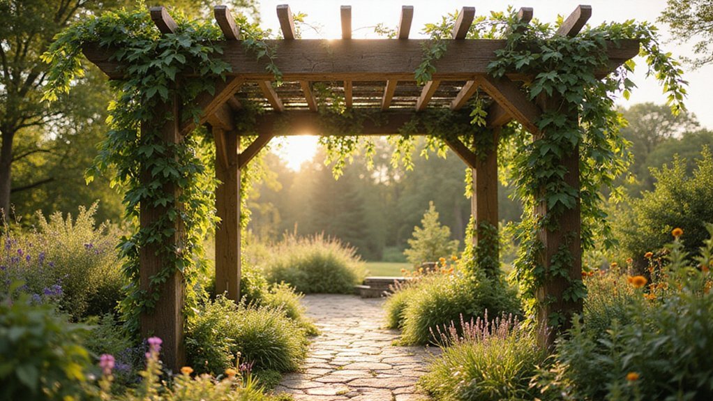 sustainable outdoor eco friendly pergola designs